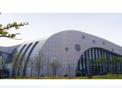 肥城会议中心外景网架工程